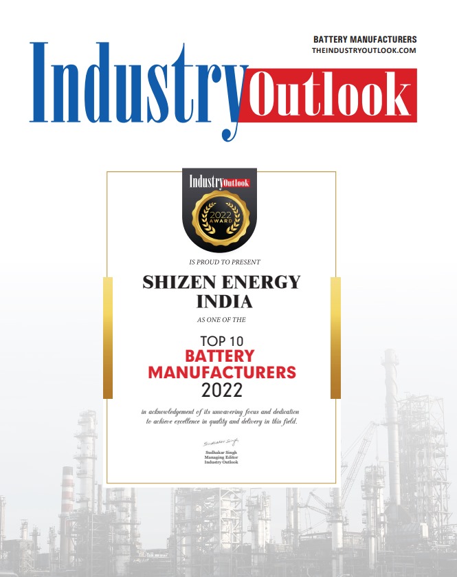 Top 10 Battery Manufacturer in India Shizen Energy